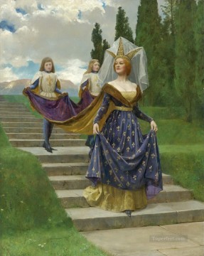 the grand lady 1920 John Collier Pre Raphaelite Orientalist Oil Paintings